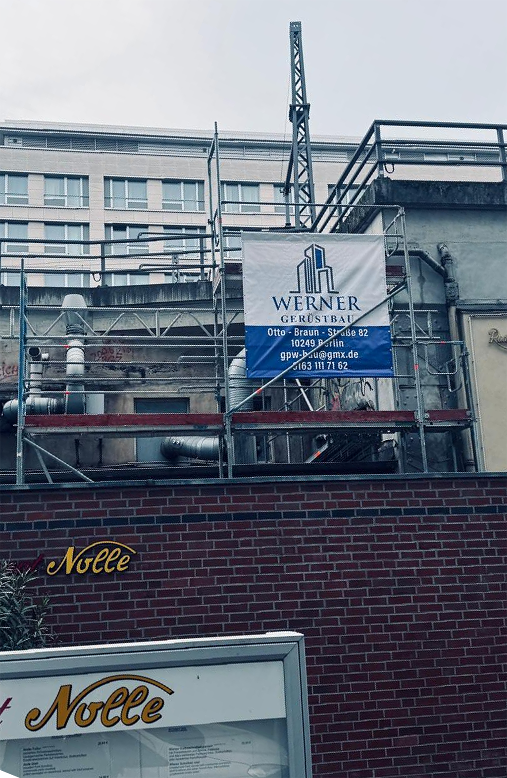 Einrüstung Anlagen- und Klimatechnik Berlin Friedrichsraße